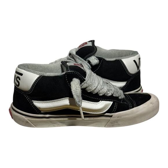 Vans Sk8-Hi Black MTE Mid Suede Canvas Women's 7.5 Skate Shoes Retro Sneakers - Picture 7 of 8